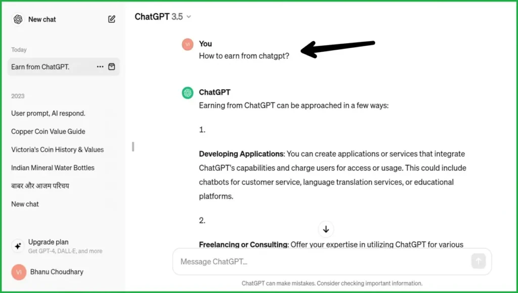 चैटजीपीटी से पैसे कैसे कमाए